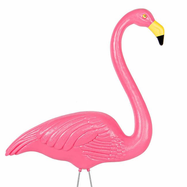 záhradná figúrka plamenia ozdoba dekorácia ružová 85cm megamix.shop