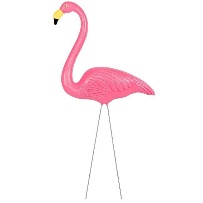 záhradná figúrka plamenia ozdoba dekorácia ružová 85cm megamix.shop