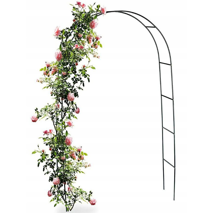 zahradní pergola na květiny kovová 240cm skládací odolná megamix.shop