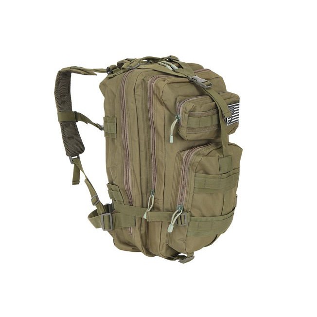 Zelený vojenský batoh XL megamix.shop