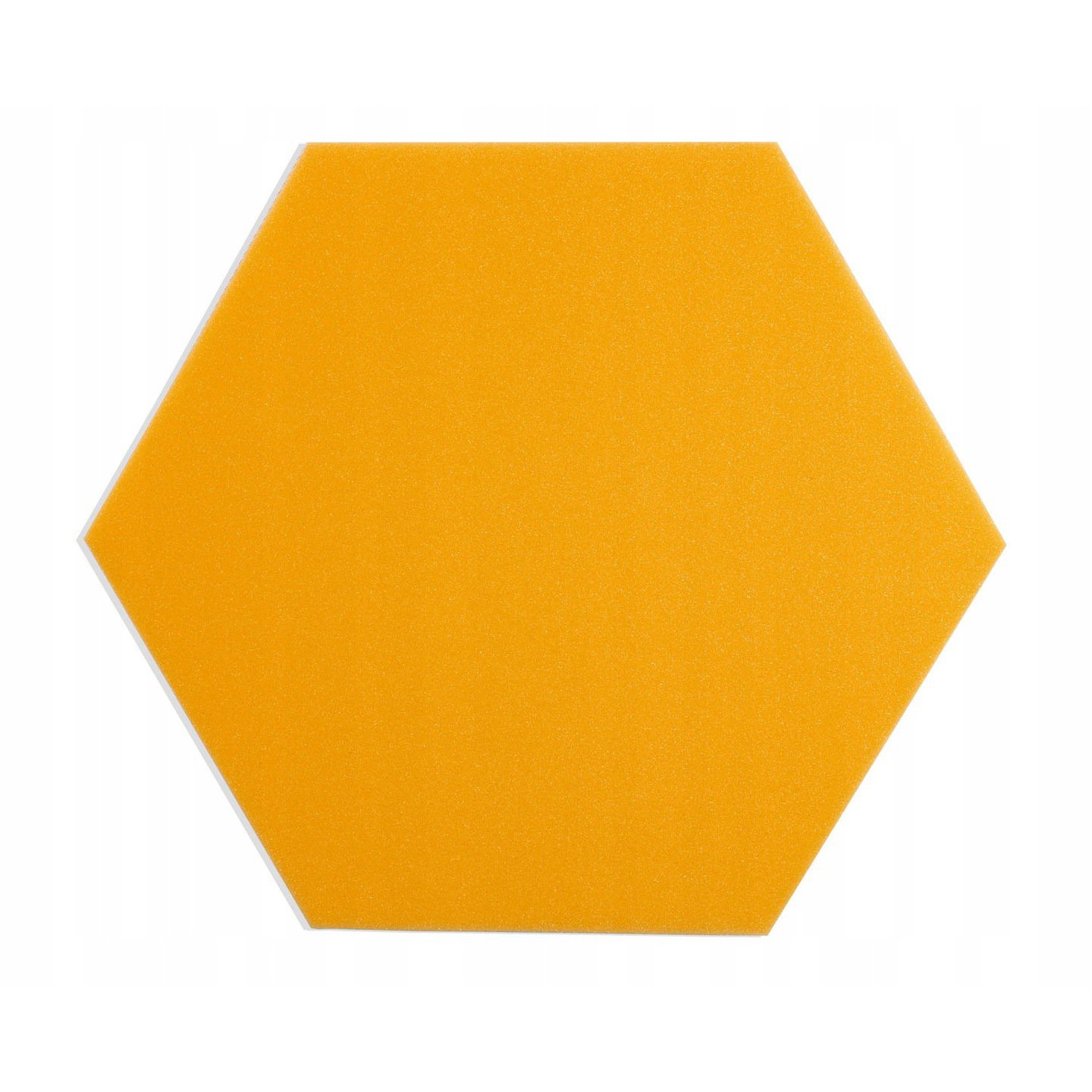 Akustický panel Hexagon oranžový 50x50x3 cm samozhášivá nehořlavá pěna megamix.shop