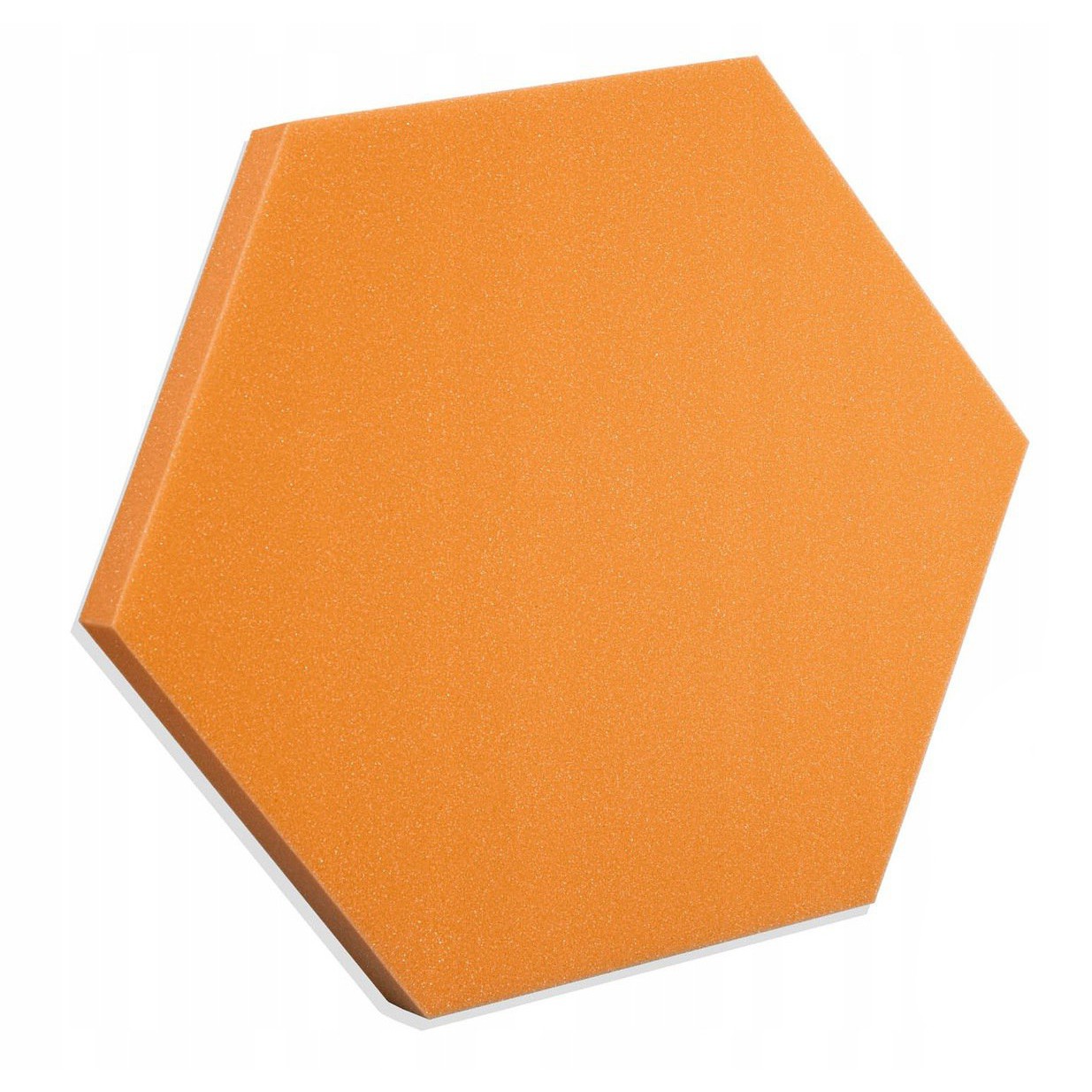 Akustický panel Hexagon oranžový 50x50x3 cm samozhášivá nehořlavá pěna megamix.shop