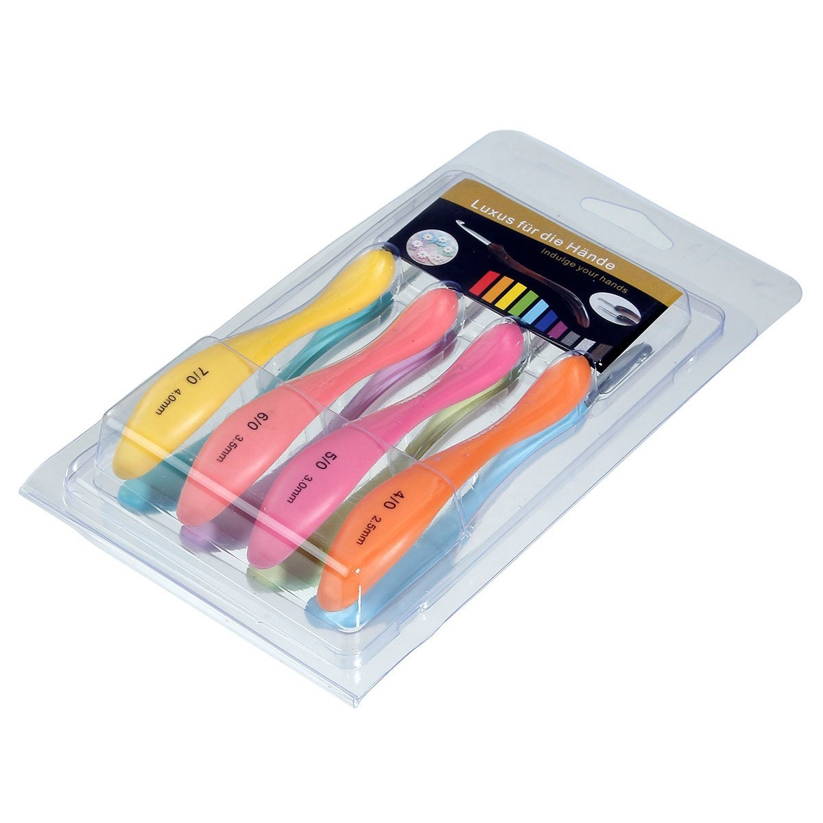 háčky na háčkování sada 8ks s ergonomickou rukojetí megamix.shop