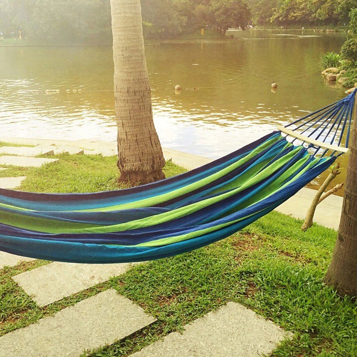 houpací síť pro 2 osoby 260x160cm 240kg + příslušenství a taška megamix.shop