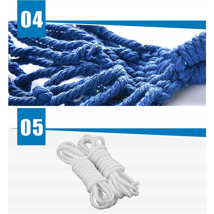 houpací síť pro 2 osoby 260x160cm 240kg + příslušenství a taška megamix.shop