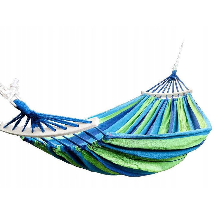 houpací síť pro 2 osoby 260x160cm 240kg + příslušenství a taška megamix.shop