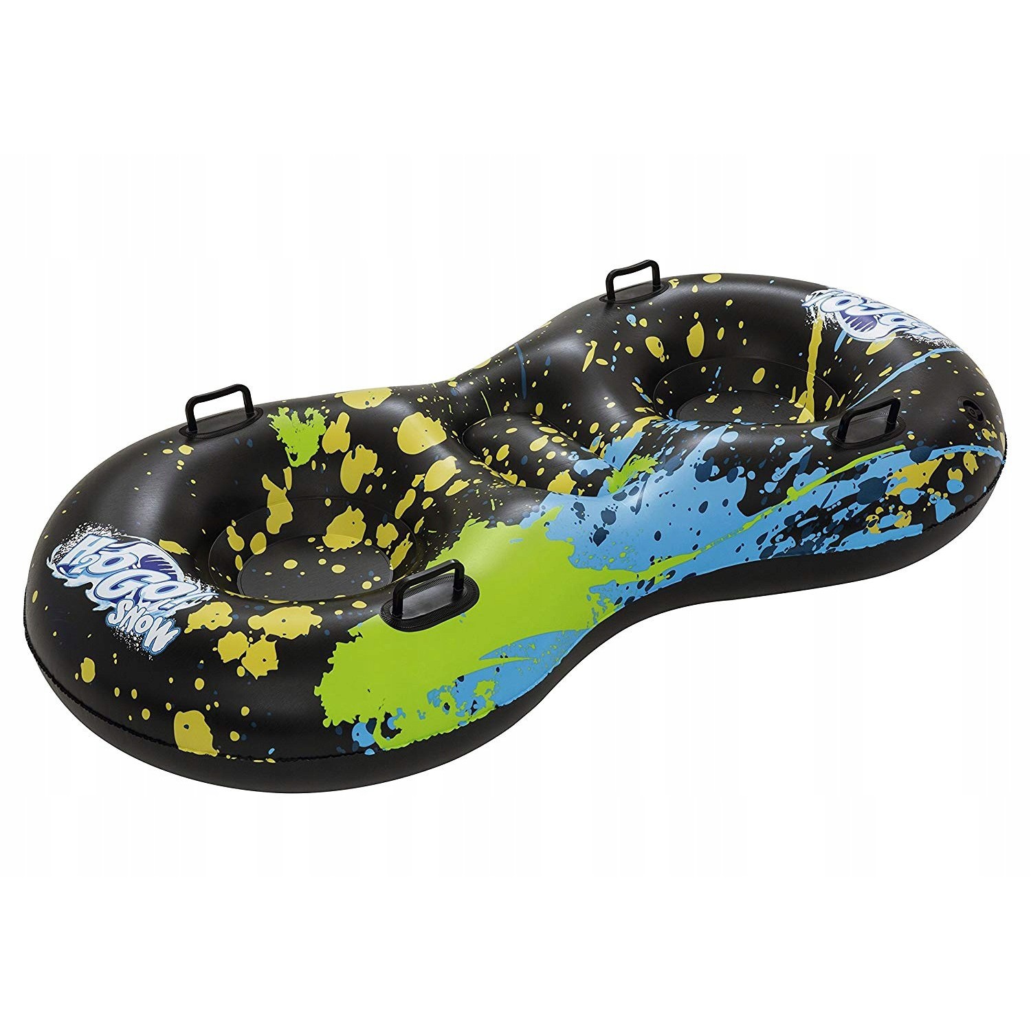 nafukovací kolo Kluzák pro 2 osoby s rukojetí 185x94cm megamix.shop