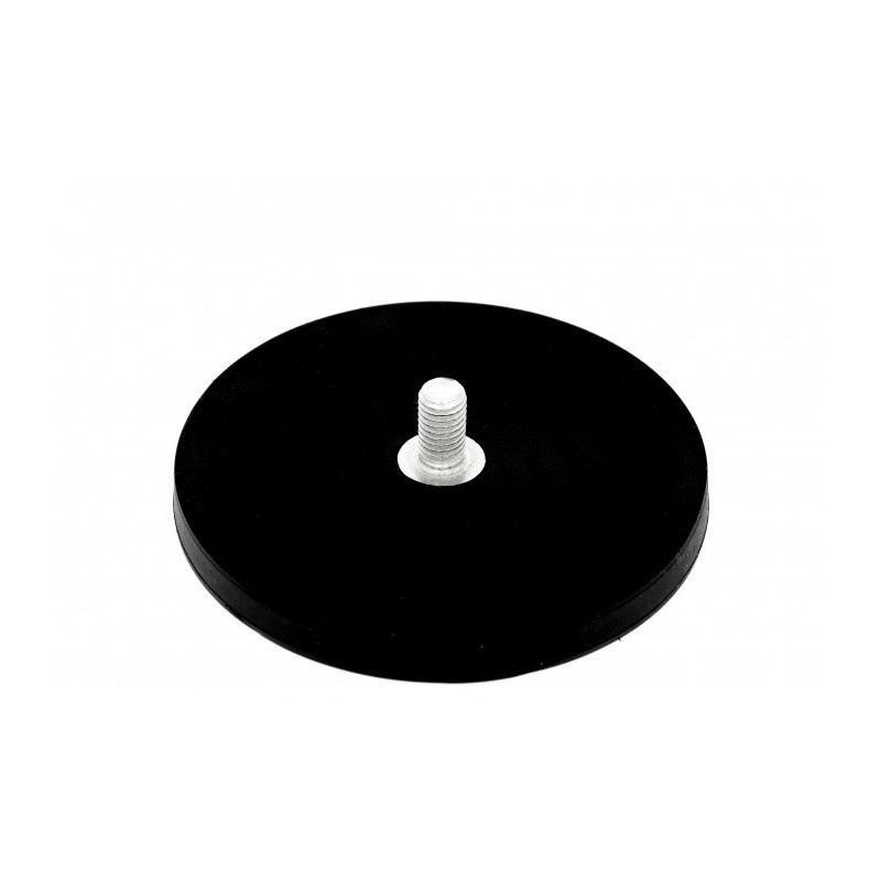 neodymový magnetický úchyt v gumovém pouzdře UM 88x8,5xM8 vnější x 23,5 megamix.shop