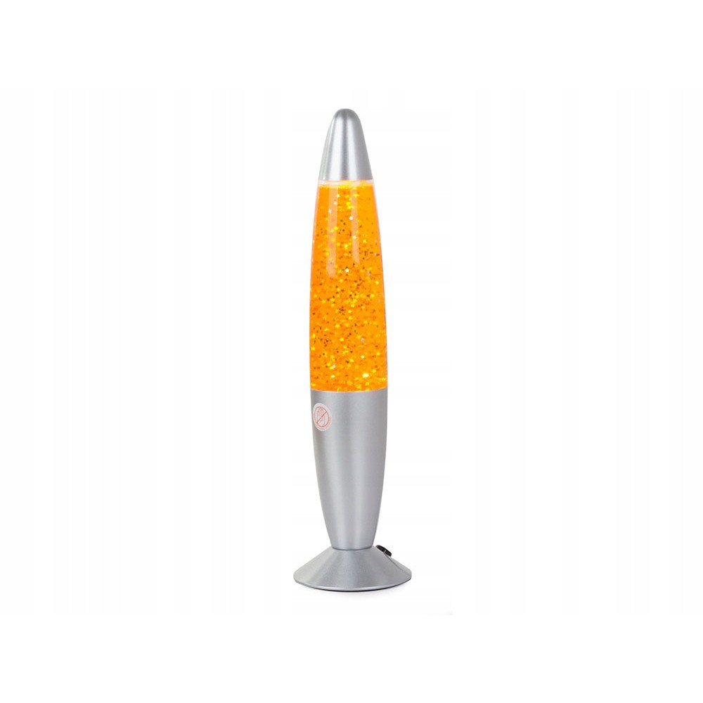 Noční dekorativní lampa 34 cm plněná glitterem megamix.shop