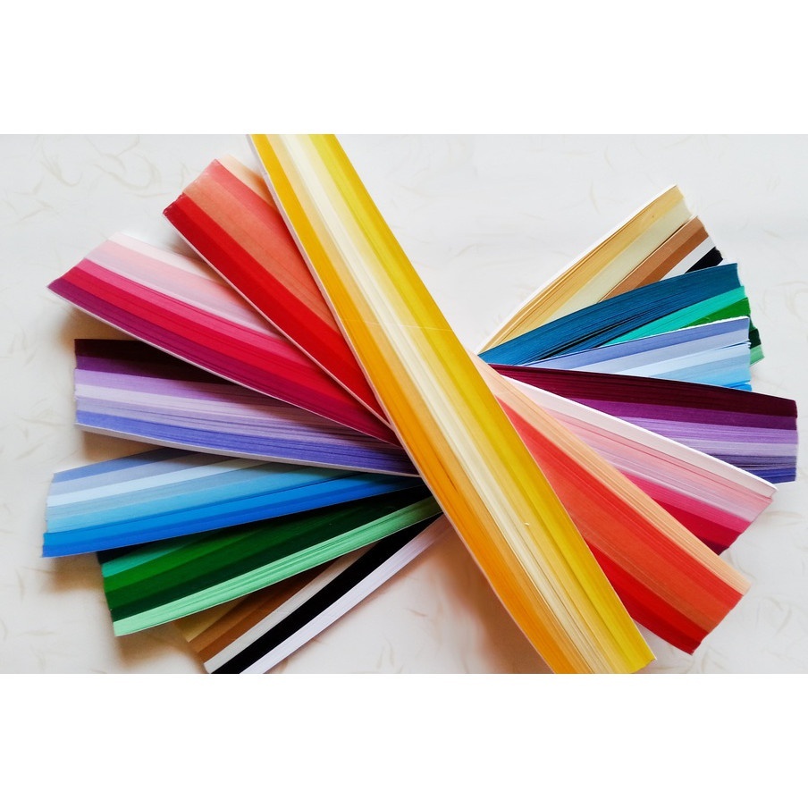 Pásiky na quilling 4400ks 297x5mm pásy prúžky megamix.sk