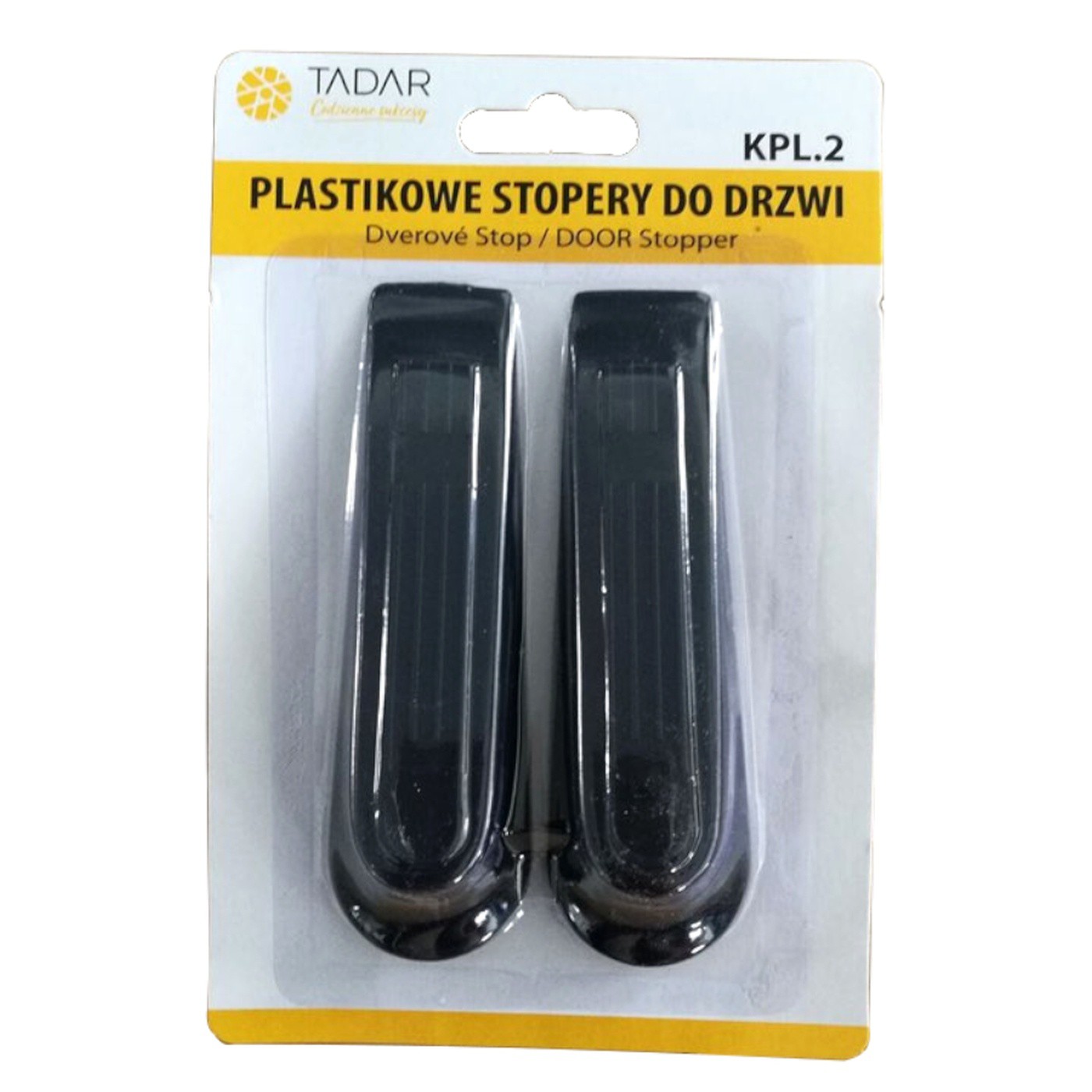 Plastové zarážky dveří 3,5x11,5cm, sada 2ks megamix.shop