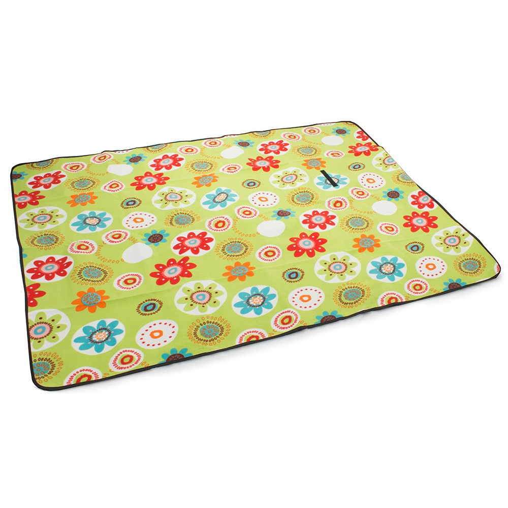 Plážová pikniková deka 150x200 cm voděodolná zelená DL10 megamix.shop