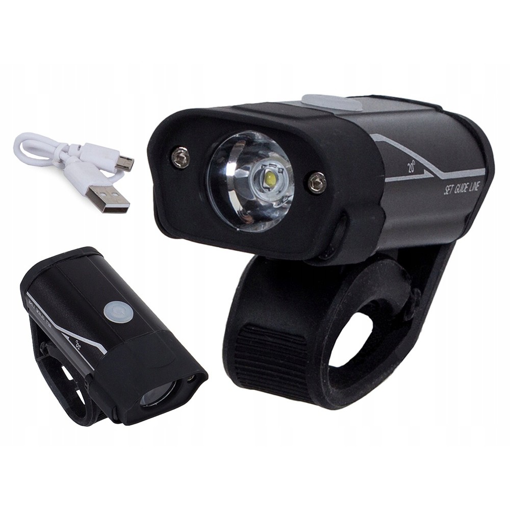 Přední LED světlo na kolo 3,7 V USB 75x25x34 mm megamix.shop