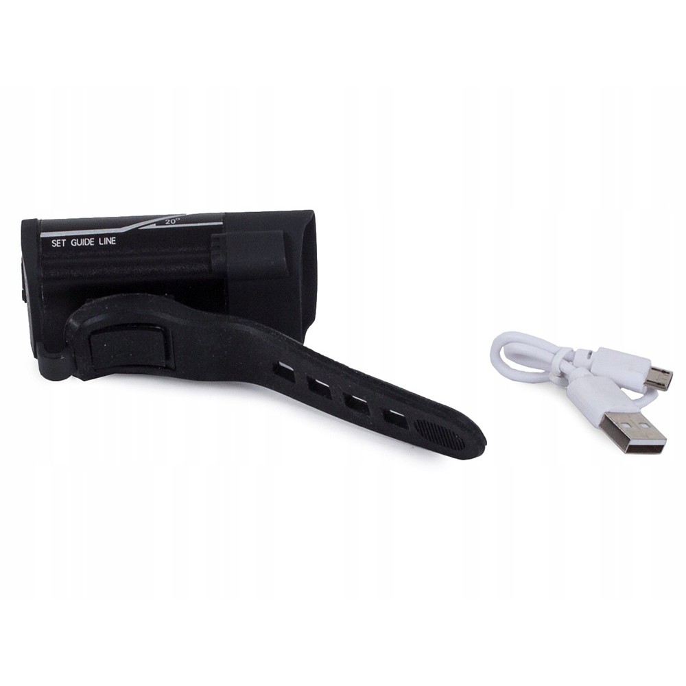 Přední LED světlo na kolo 3,7 V USB 75x25x34 mm megamix.shop