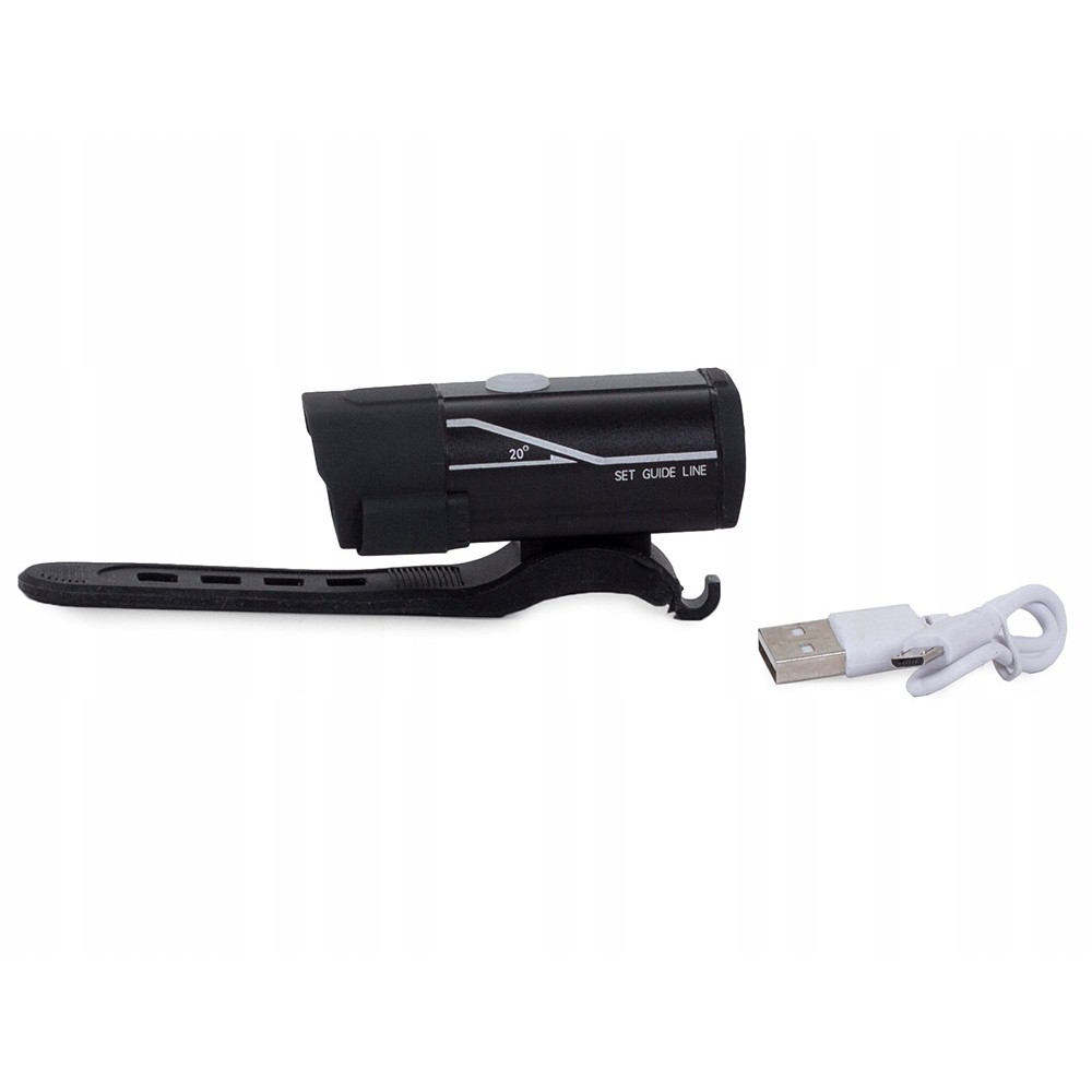 Přední LED světlo na kolo 3,7 V USB 75x25x34 mm megamix.shop