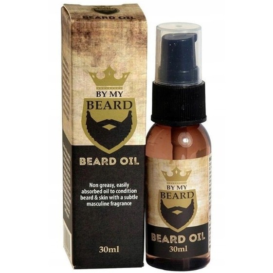 sada na bradu (olej, krém, šampon, kondicionér) + kartáč na bradu megamix.shop