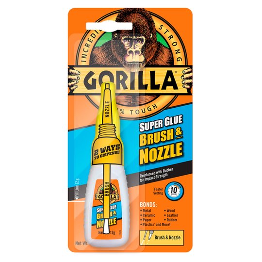 Vteřinové lepidlo gel 12g super silné Gorilla megamix.shop