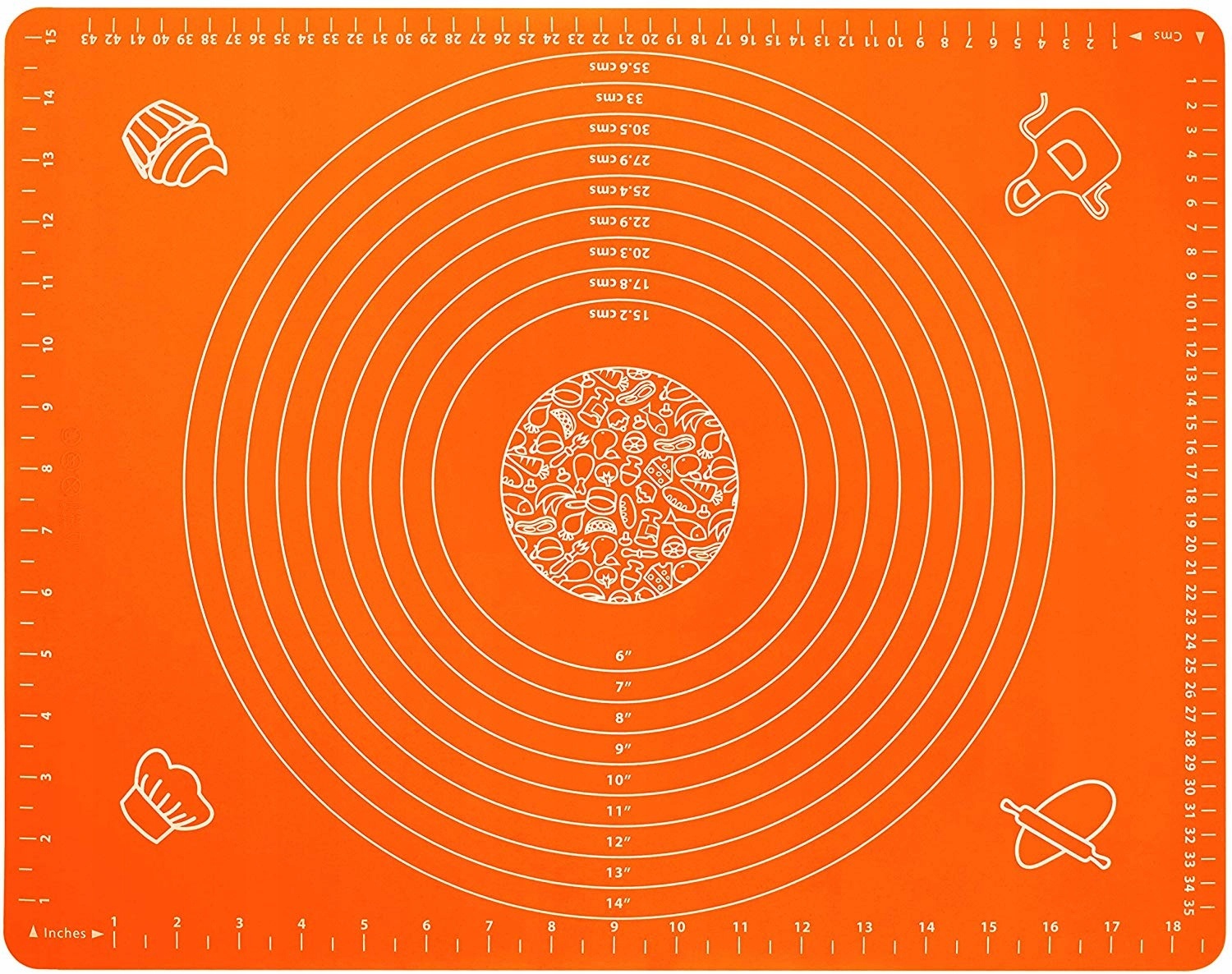 Silikonová podložka na válení těsta 49x39cm megamix.shop