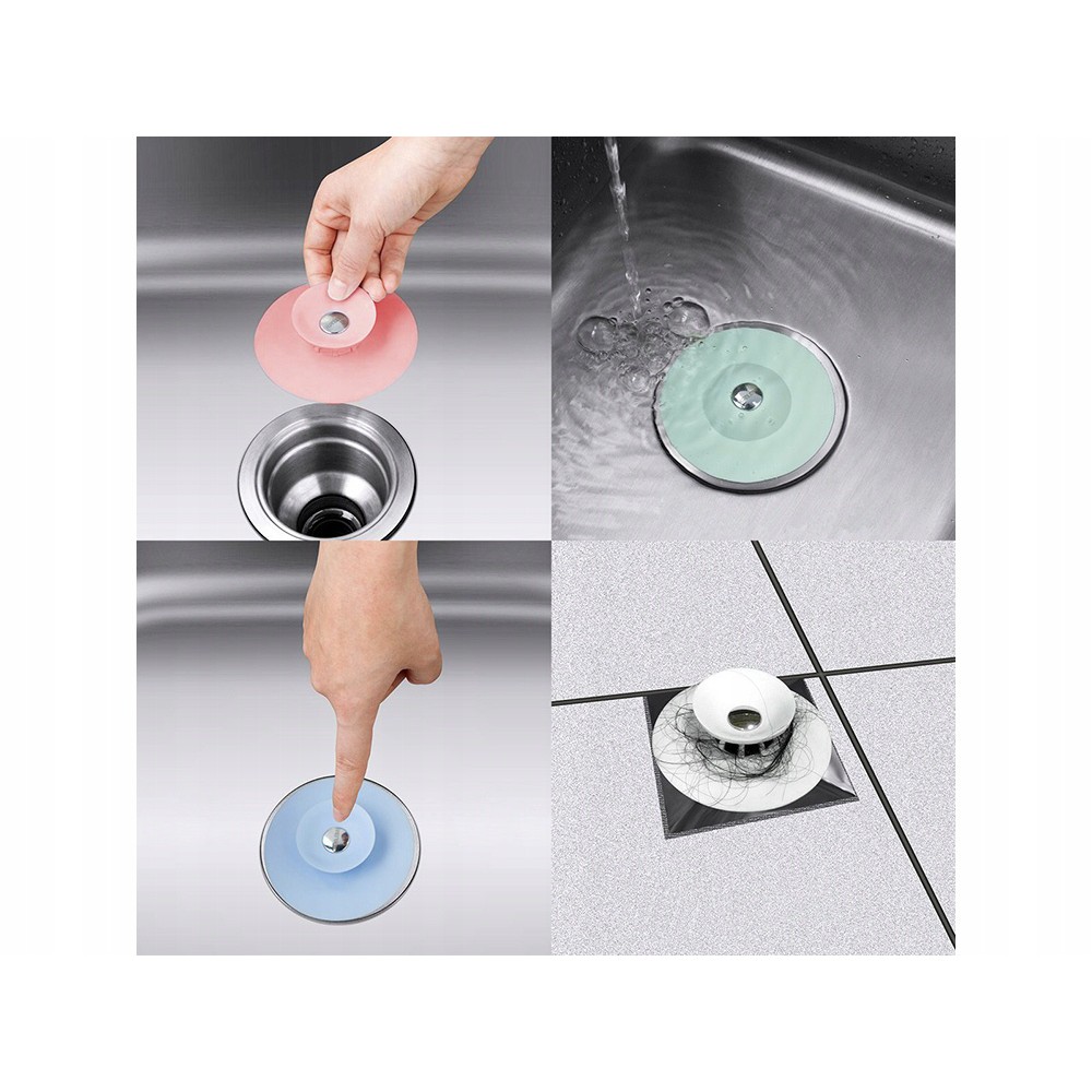 Silikonová zátka do umyvadla 10 cm 38 mm univerzální megamix.shop
