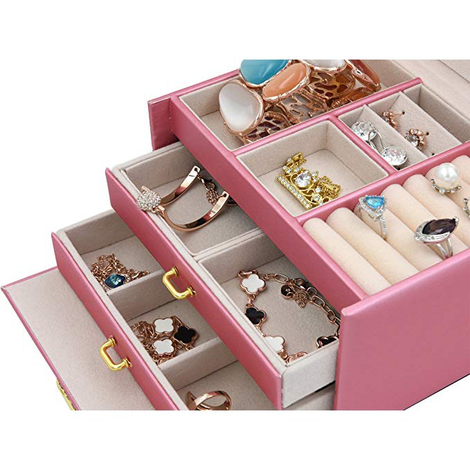 šperkovnice kufřík na bižuterii hodinky šperky megamix.shop