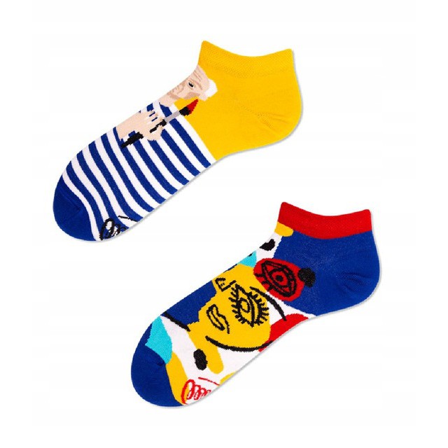 Barevné ponožky PICASSOCKS Pablo umění malby 35-38 nízké megamix.shop