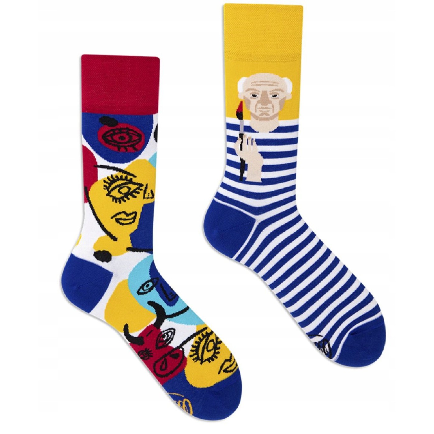 Barevné ponožky PICASSOCKS Pablo umění malby 39-42 megamix.shop