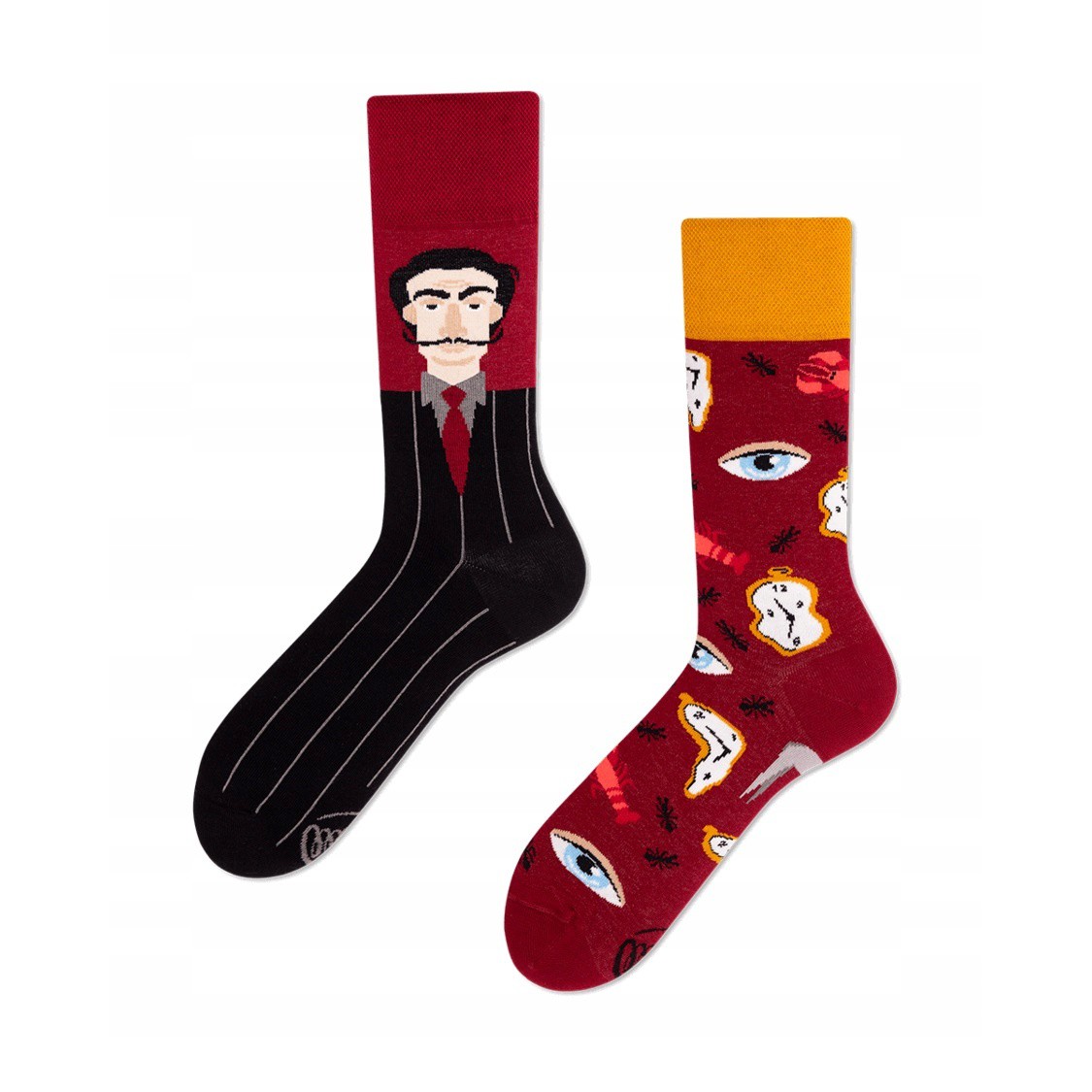 Barevné ponožky SALVADORABLE Salvador umění surrealismus 43-46 megamix.shop