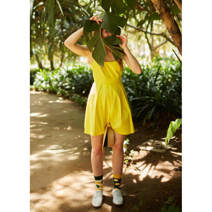 Barevné ponožky LEMON citron lístky 39-42 megamix.shop