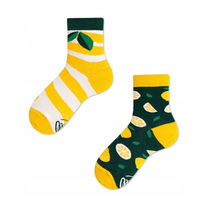 Barevné ponožky LEMON citron lístky 23-26 megamix.shop