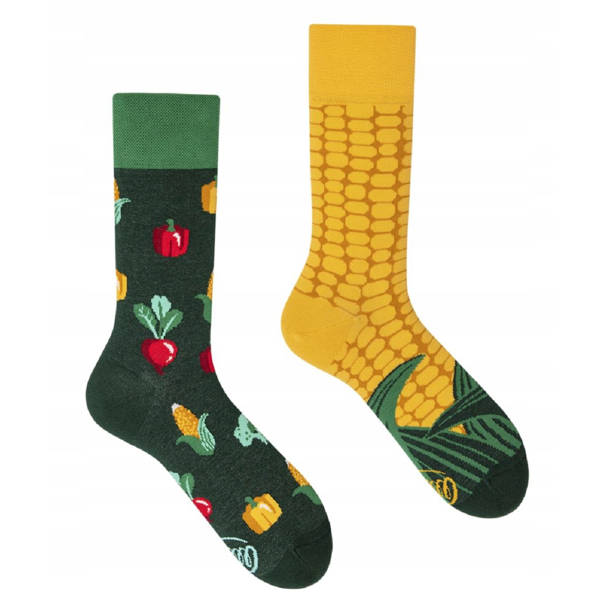 Barevné ponožky VEGGIE MIX kukuřice zelenina 39-42 megamix.shop