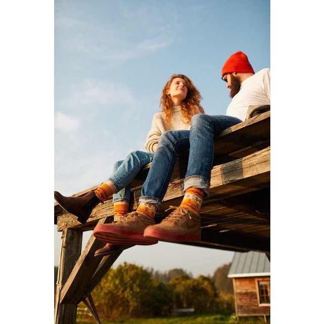Barevné ponožky WARM FOX lišky 35-38 megamix.shop