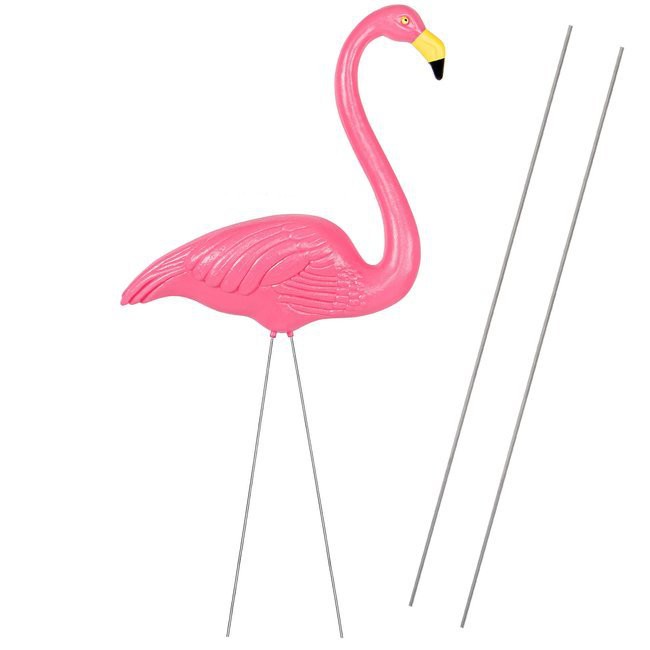 záhradná figúrka plamenia ozdoba dekorácia ružová 85cm megamix.sk
